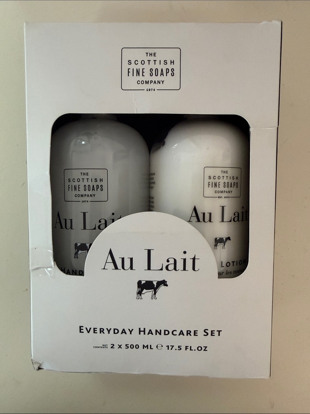 The Scottish Fine Soaps Au Lait Everyday Handcare Set - White